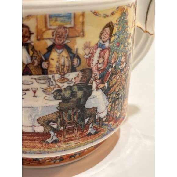 Sadler Teapot Charles Dickens A Christmas Carol 1995 Porcelain - Picture 6 of 8